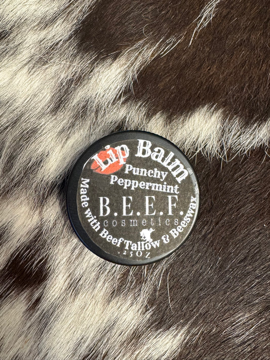 Punchy Peppermint Lip Balm