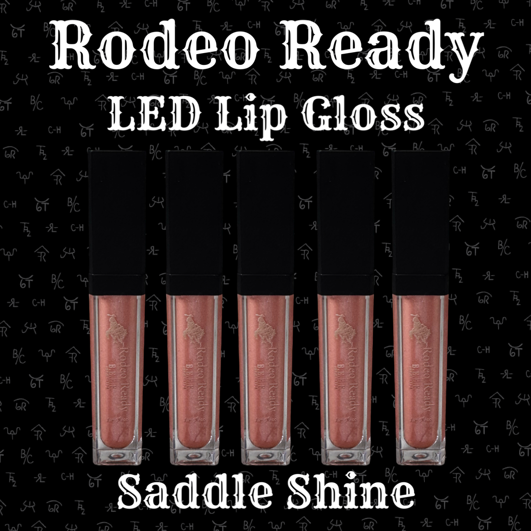 Rodeo Ready lip gloss with built in mirror and LED light