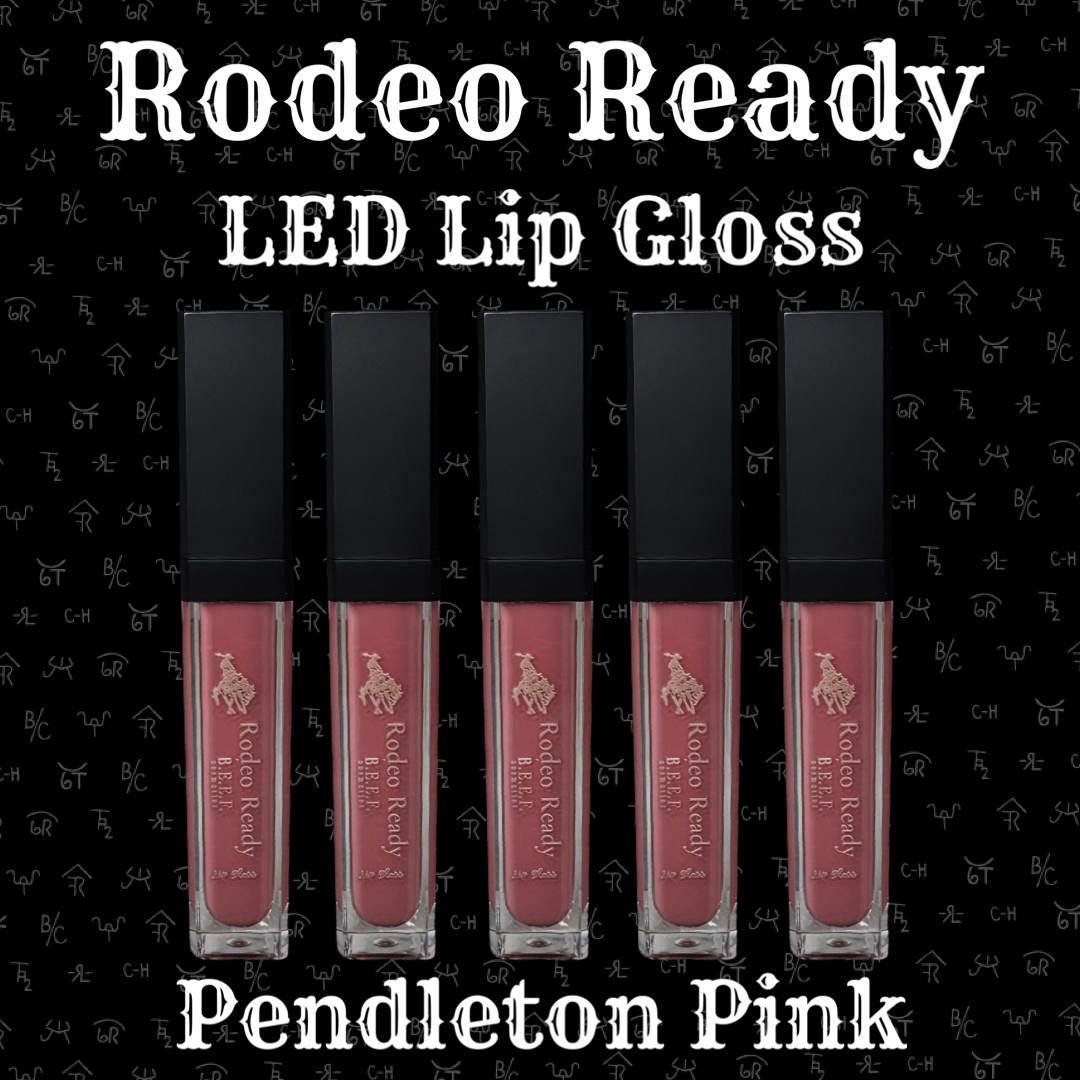 Rodeo Ready lip gloss with built in mirror and LED light