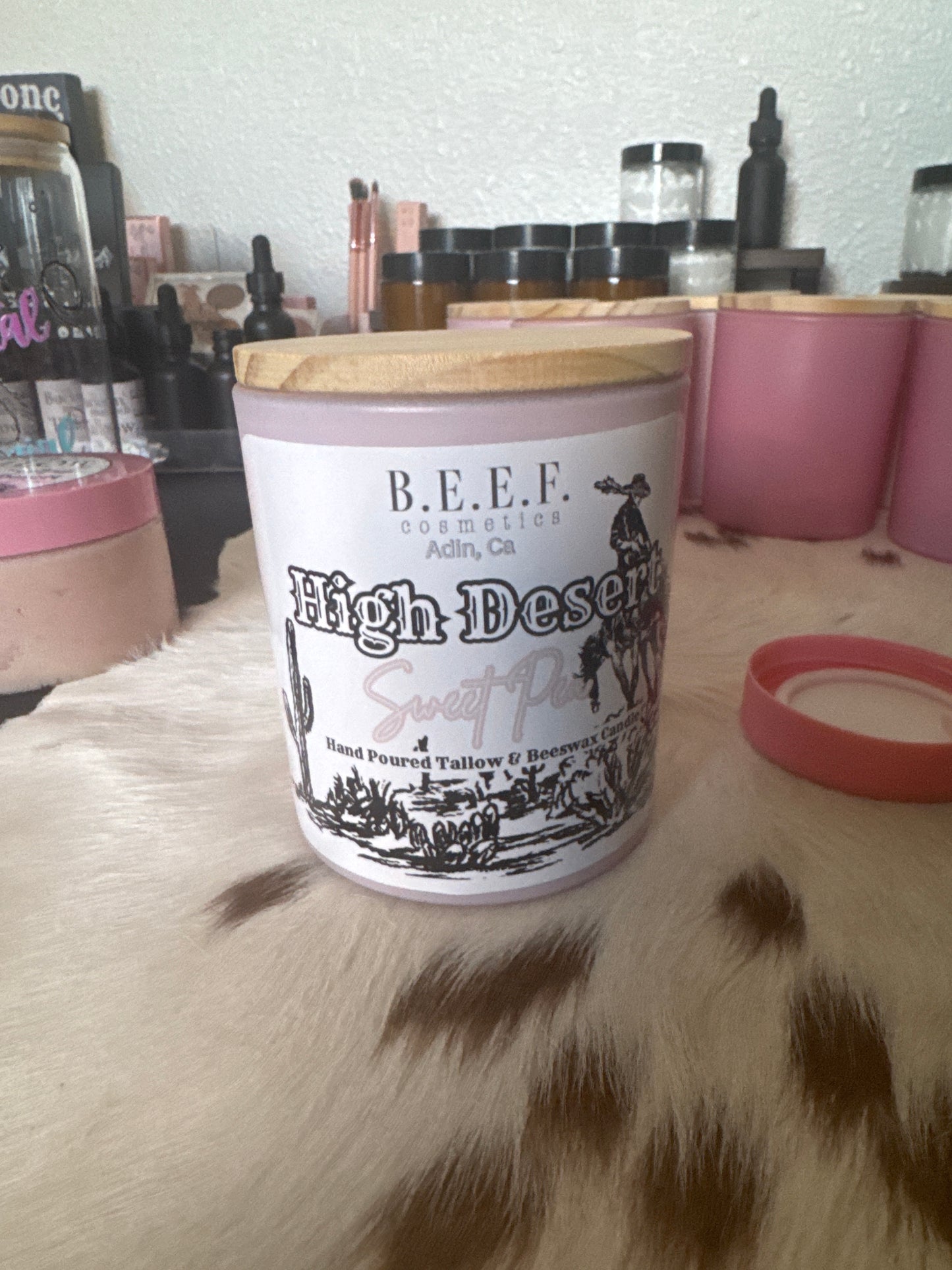 High Desert Sweet Pea Tallow & Beeswax Candle