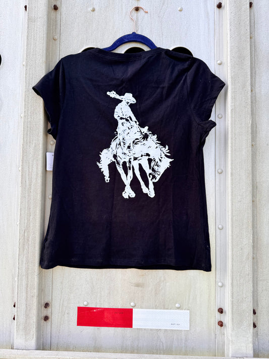 Black Scoop Neck Women’s tee